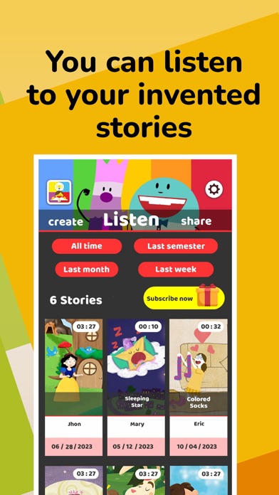 Inventeca: kids' storytelling Screenshot