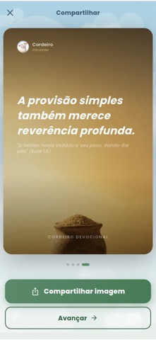 Cordeiro Devocional iPhone screenshot 8
