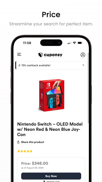 Cuponsy: Coupons and Cashback Screenshot