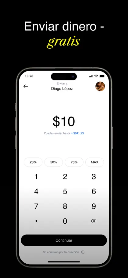Screenshot 3 di 6 di Crypto & Bitcoin Wallet: Rizon