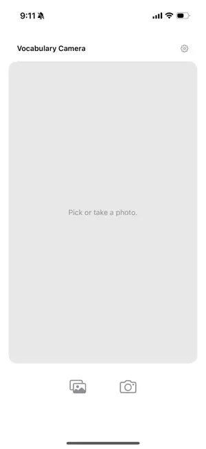 Vocabulary Camera screenshot 1