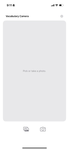 Vocabulary Camera Screenshot 1 of 9