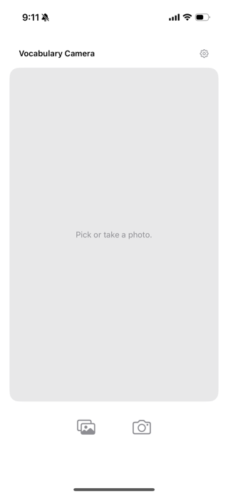 Vocabulary Camera Screenshot 1 of 9