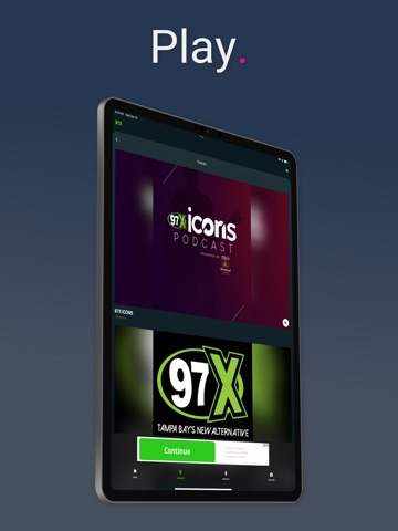 97X Tampa Bays New Alternative iPad screenshot