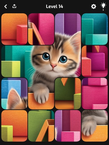 Cat Puzzles. iPad screenshot