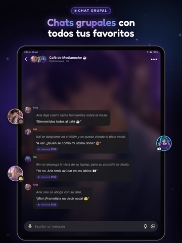 HiWaifu: Chat de personajes IA iPad screenshot 8