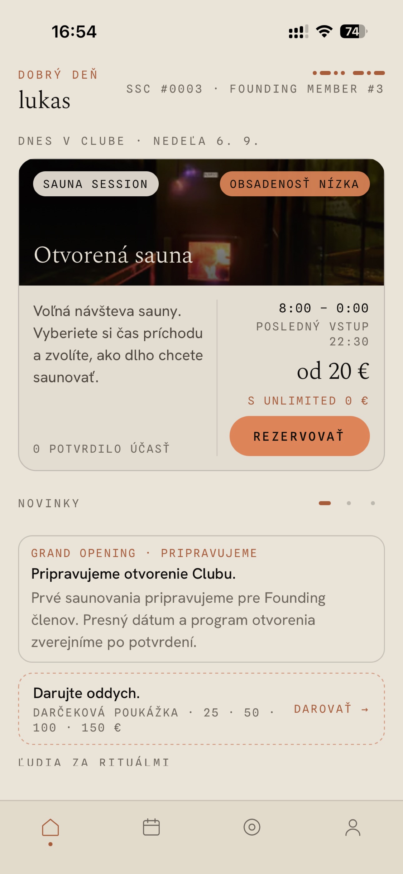 Screenshot 1 of Secret Sauna Club