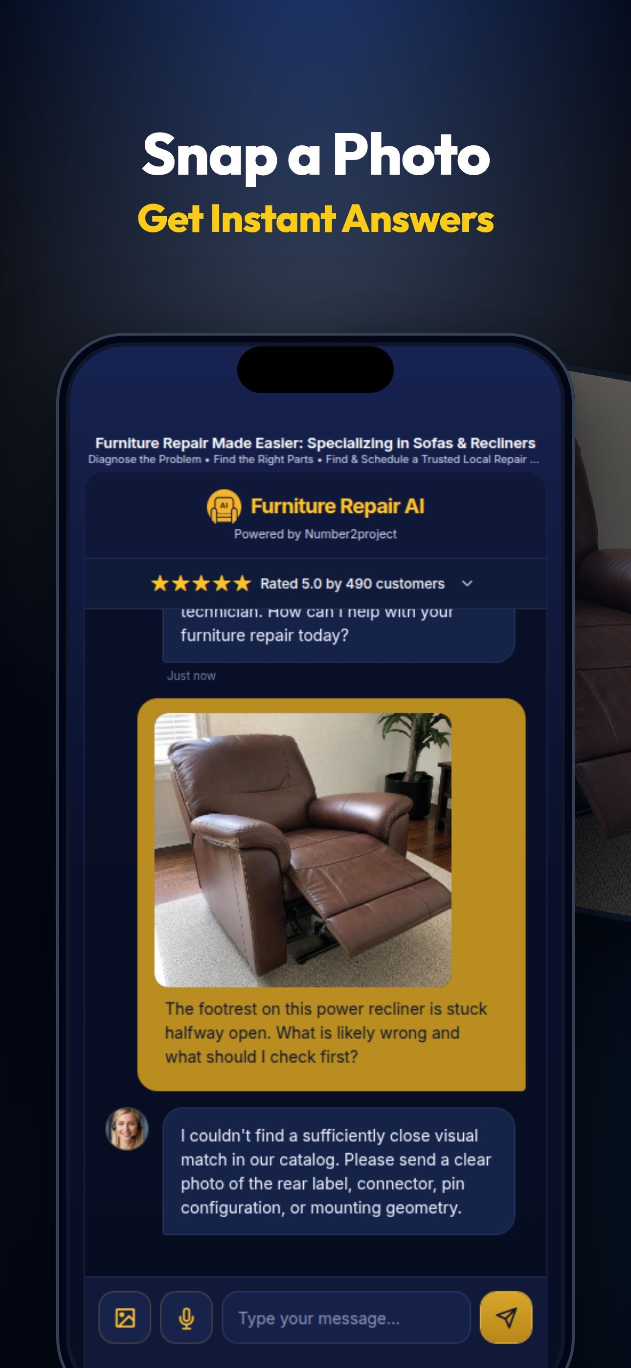 Screenshot 2 of Furniture Repair AI