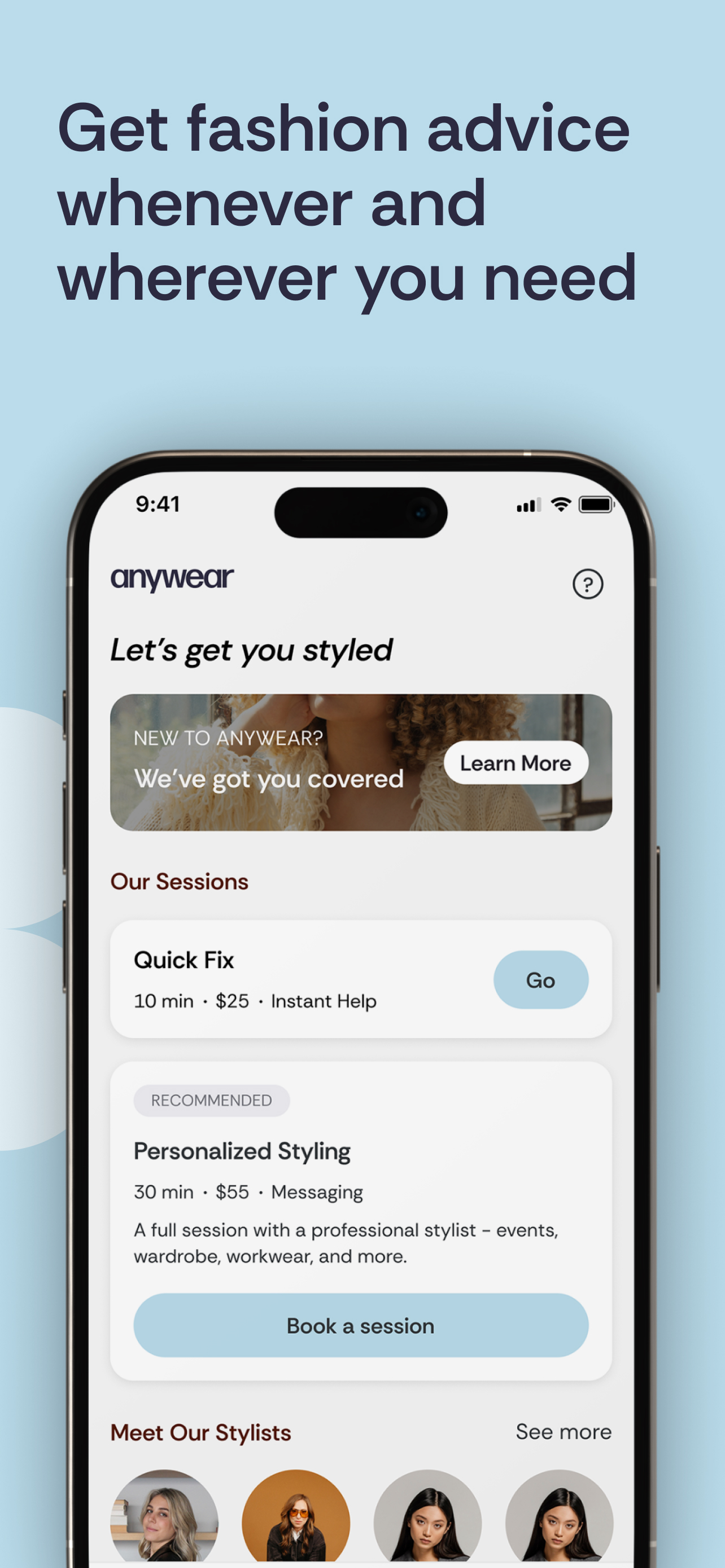 anywear: Personal Styling screenshot 3