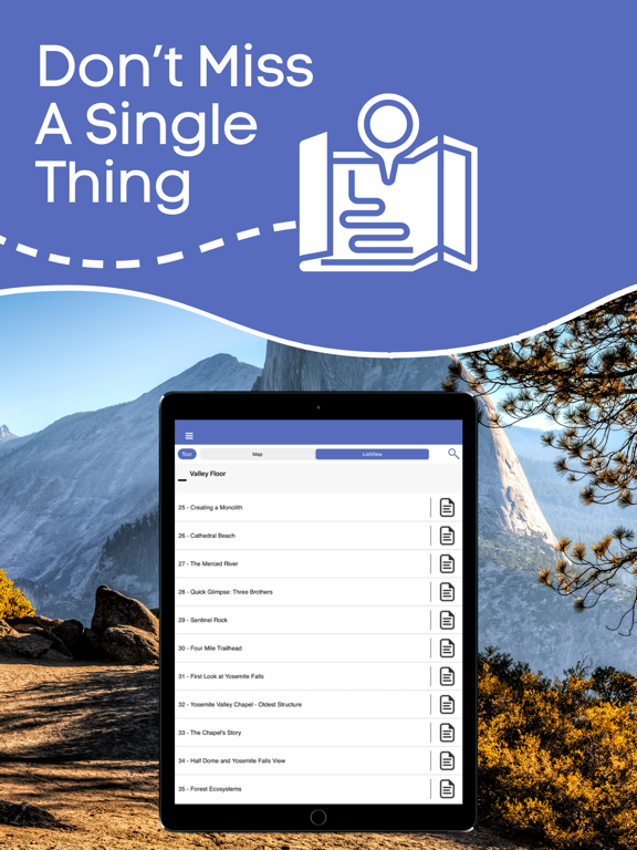 Yosemite National Park Tour iPad screenshot 4 - Travel app