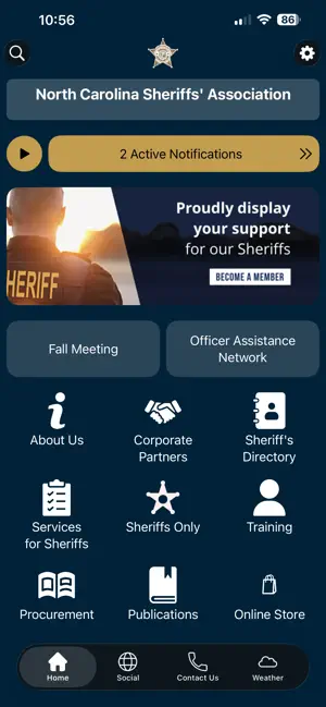 North Carolina Sheriffs' Assoc screenshot 1