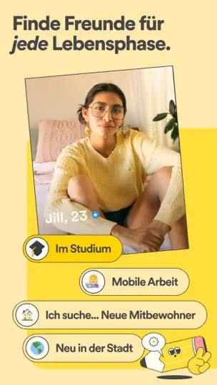 Screenshot von Bumble For Friends: Neue Leute auf dem iPhone 2
