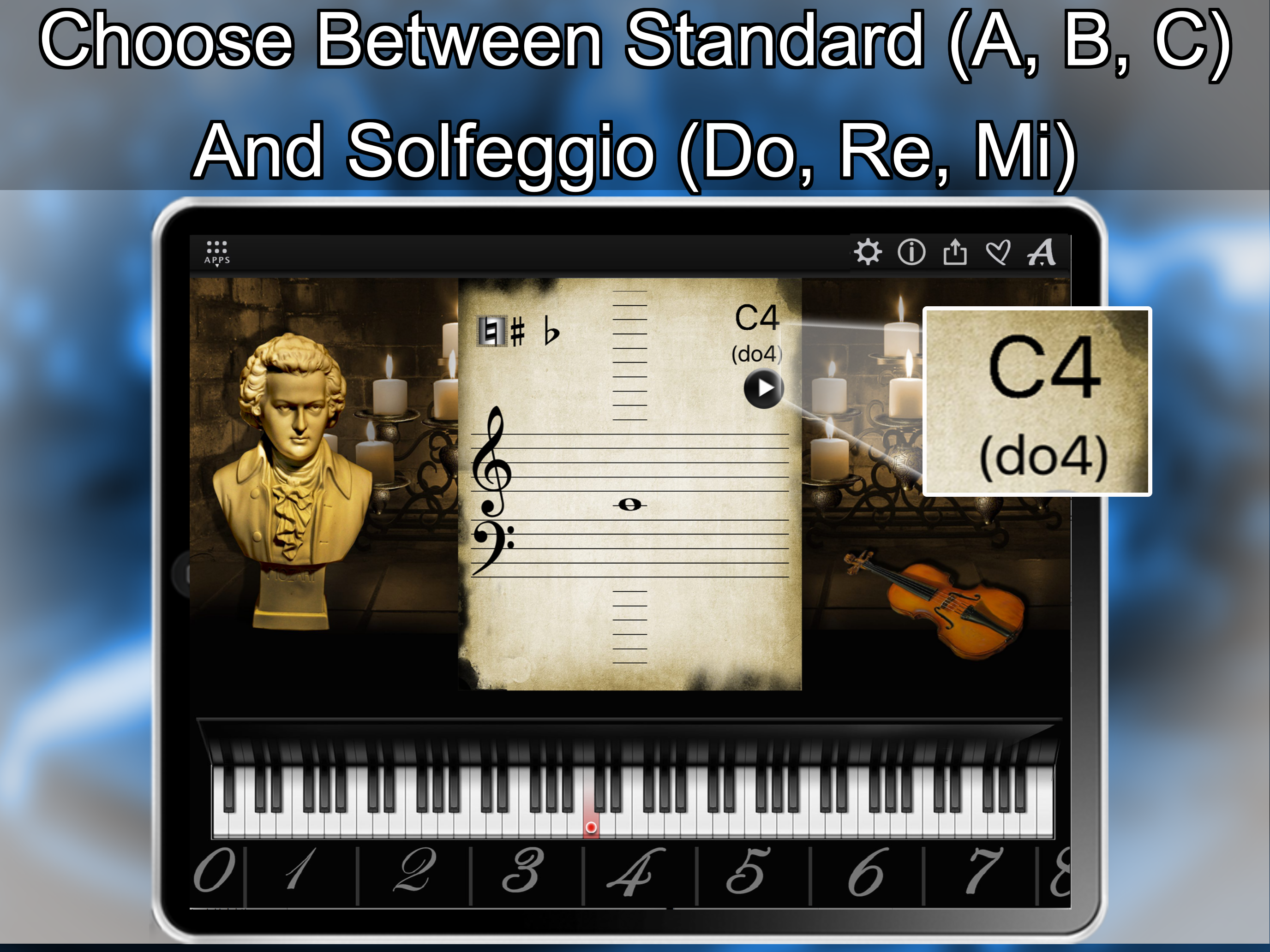 Piano Notes Finder