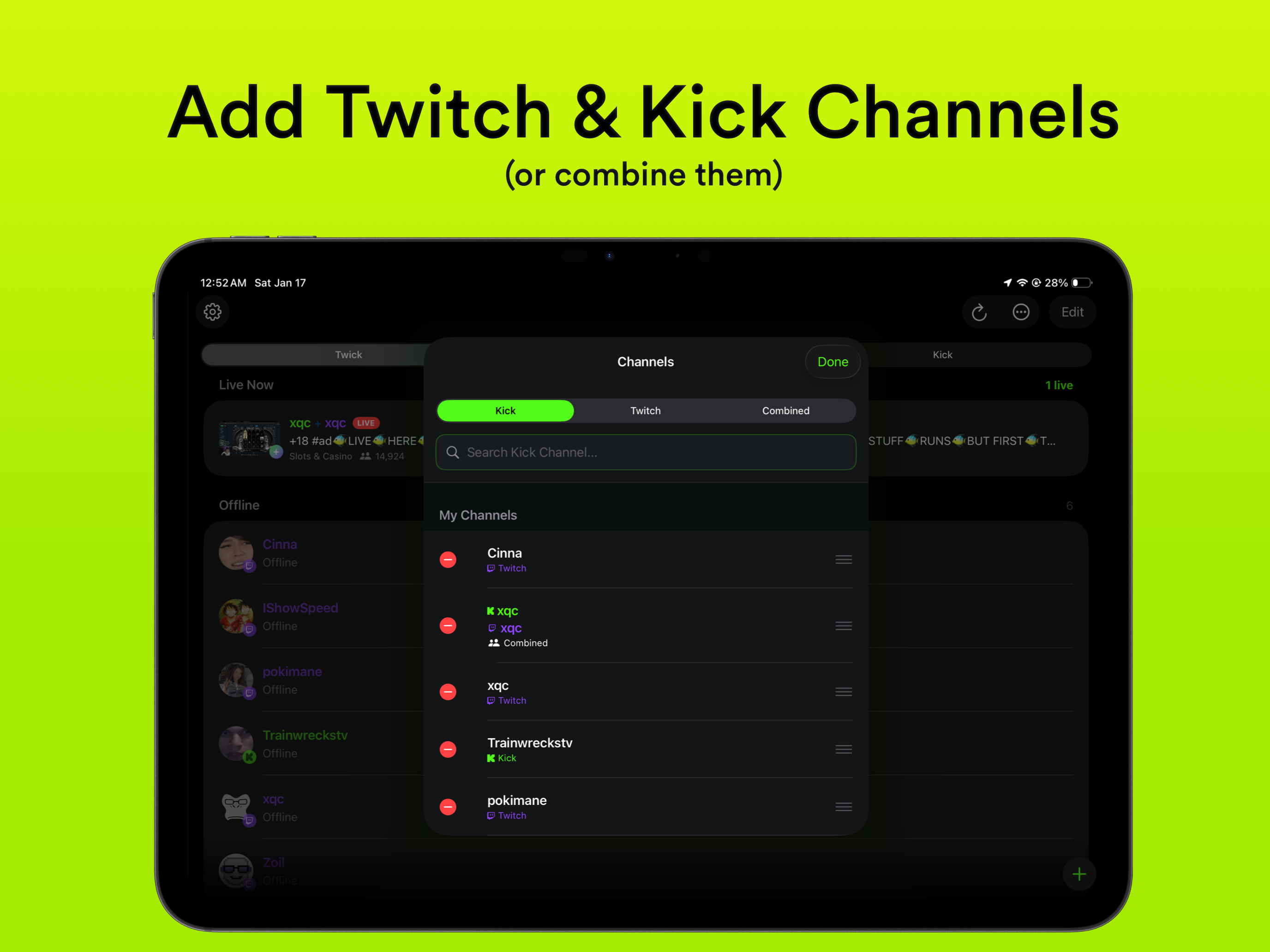 Twick: Watch Twitch & Kick screenshot 7