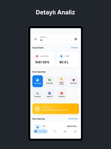 Fuel Tracker: Gas & Expenses iPad screenshot
