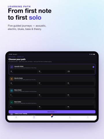 Guitar Mentor: Chords & Lesson iPad screenshot