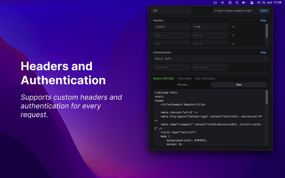 #3. API_TESTER (macOS) بواسطة: Marcel Frank