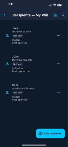 DeadDropsApp screenshot