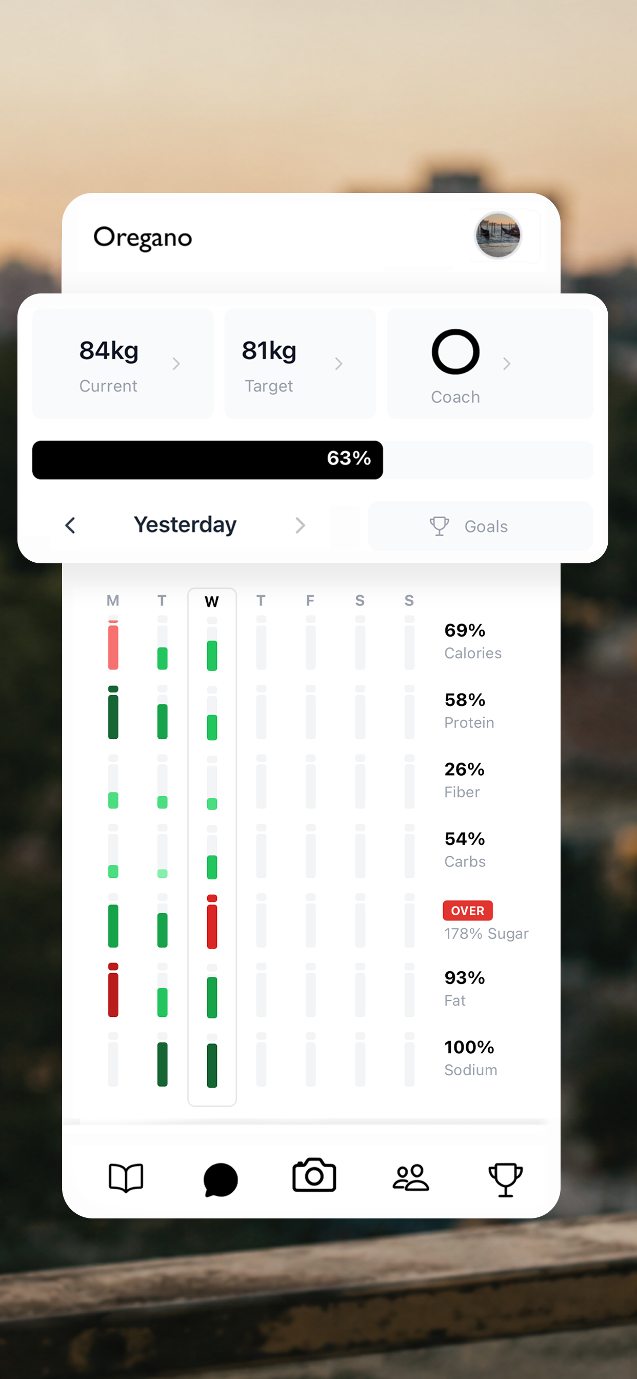 Oregano: Track macros together screenshot 5
