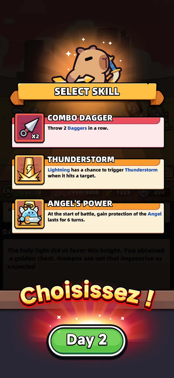 Capybara Go! iOS Mod IPA screenshot 2 - iOS game interface