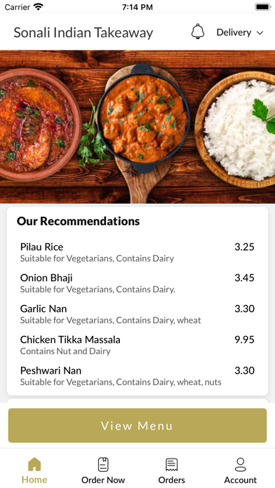 Sonali Indian Takeaway Screenshot