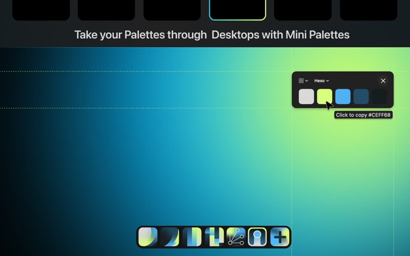 Hexo - Color Palette Manager screenshot