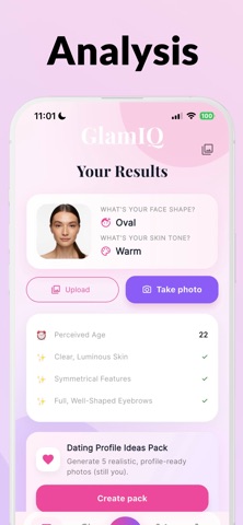 GlamIQ: Makeup & Hair Stylist iPhone screenshot