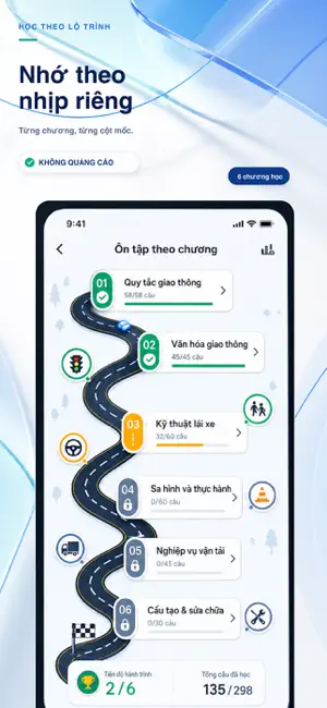 Ôn Thi GPLX 600 Câu Chuẩn 2026 screenshot 2