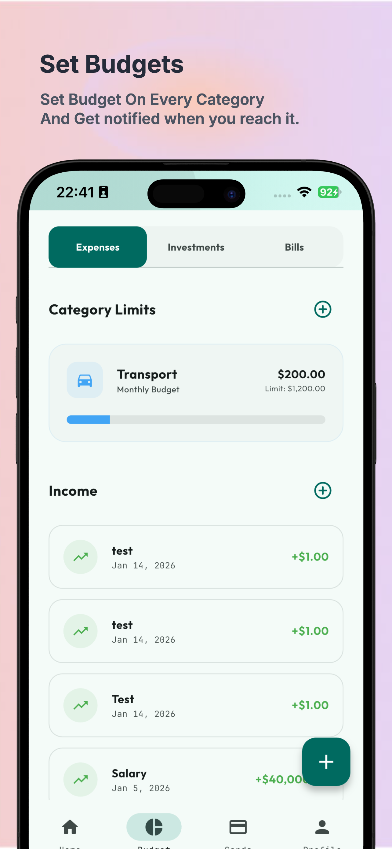 Kosh: Expense Tracker & Budget