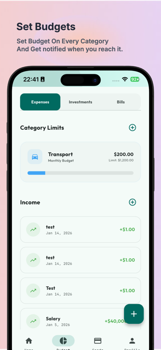 Kosh: Expense Tracker & Budget Screenshot 3 of 5