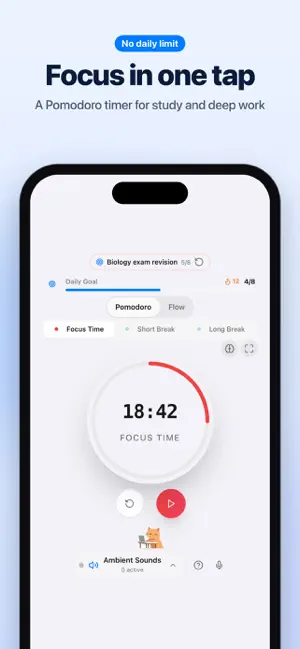 Study Pomodoro Timer & Focus screenshot 1