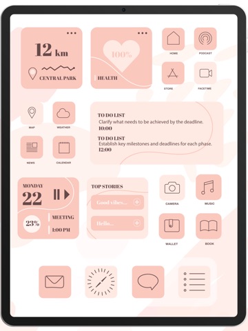 Icon, Widgets & Themes iPad screenshot