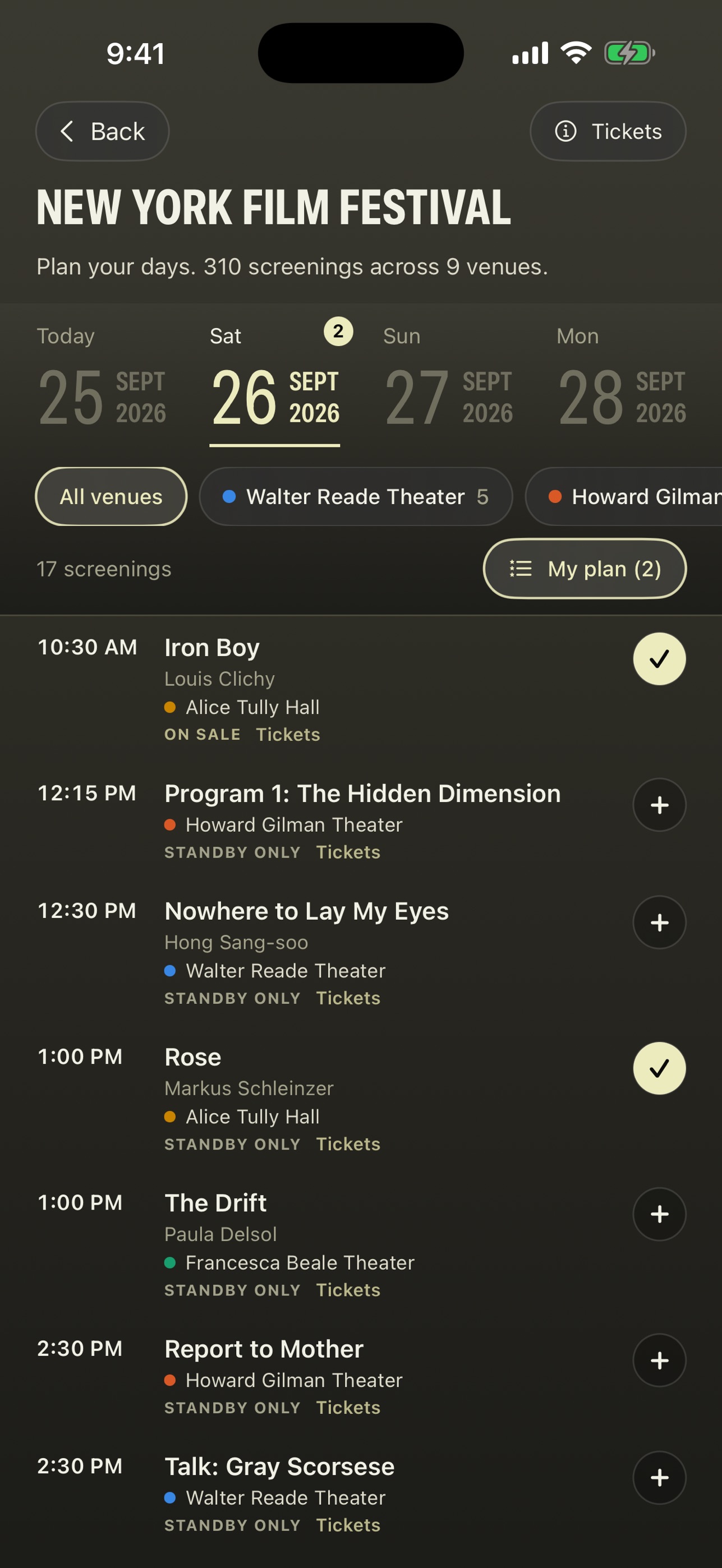 Screenshot 3 of FilmFest: Festival Companion