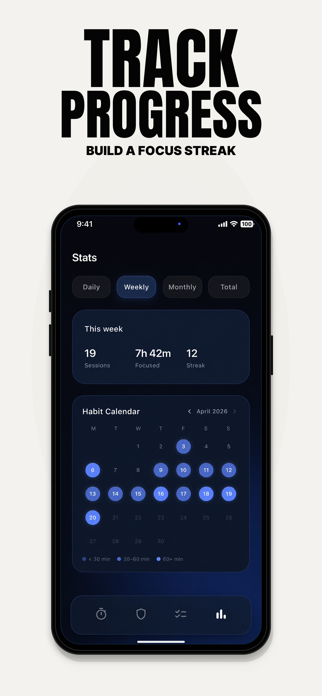 Pomodo Flow: Focus App Blocker Screenshot 4 of 7