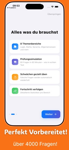 Einstellungstest Bestehen Screenshot 2 of 7