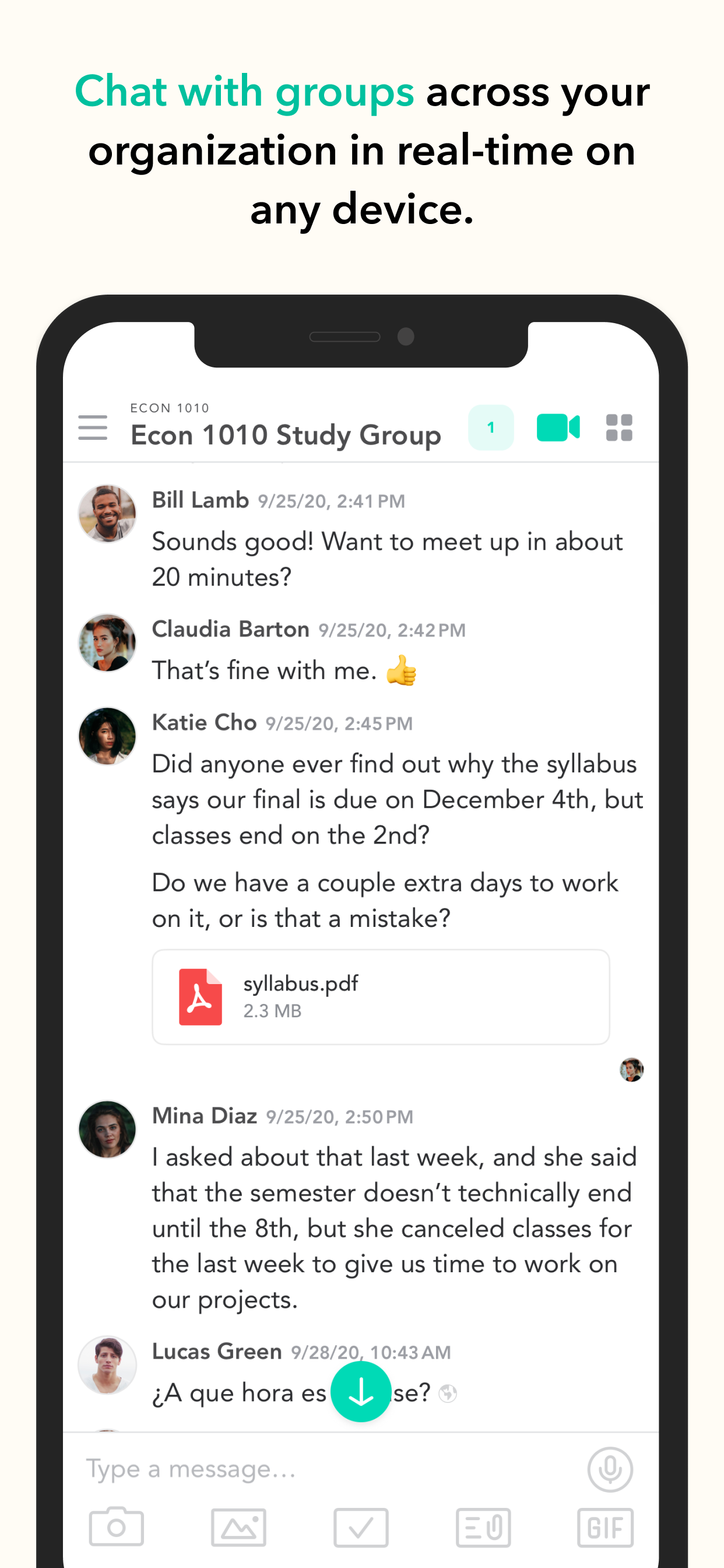 Pronto Team Communication