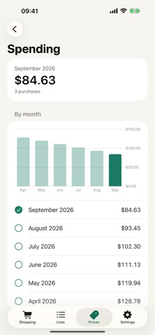 Cesta: Grocery Prices screenshot 1