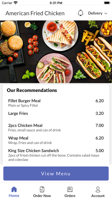 American Fried Chicken. Screenshot