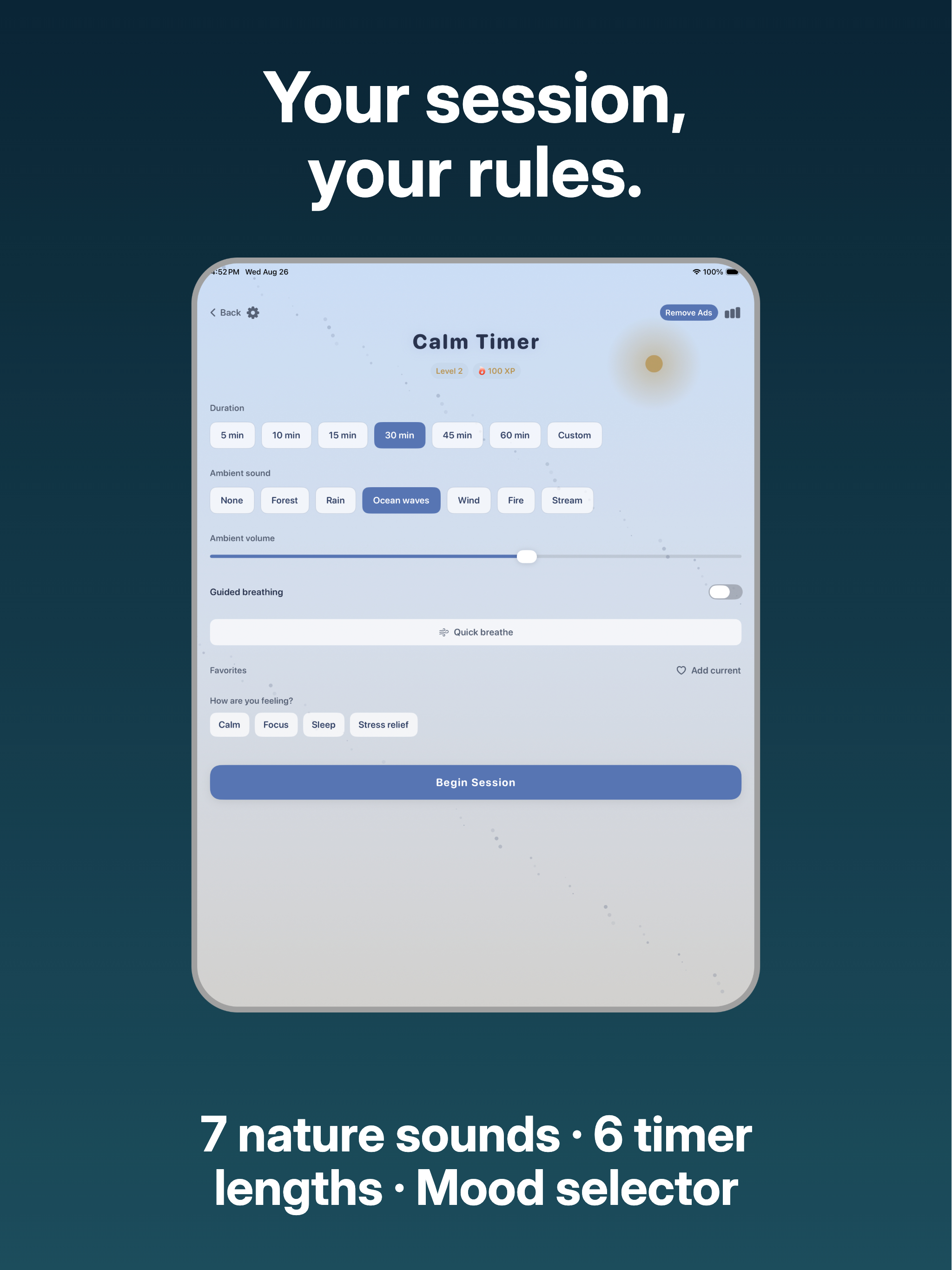 Calm Timer - Nature Sounds screenshot 7