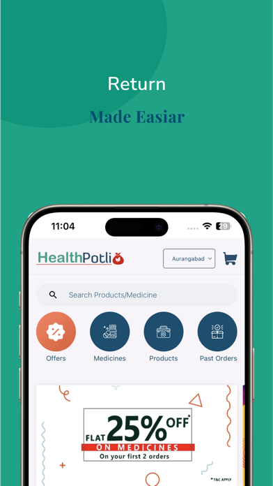 HealthPotli Medicine Delivery Screenshot