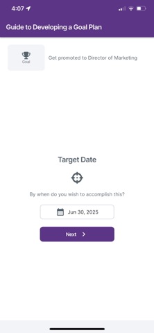PursuitPal Goal Copilot screenshot