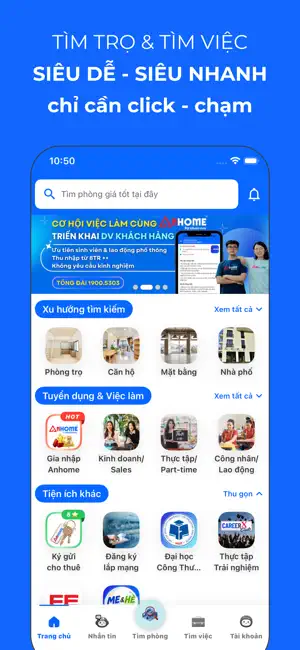 Tìm Trọ - Nhatrovn iPhone screenshot 2