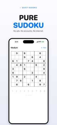 Quiet Sudoku screenshot 1