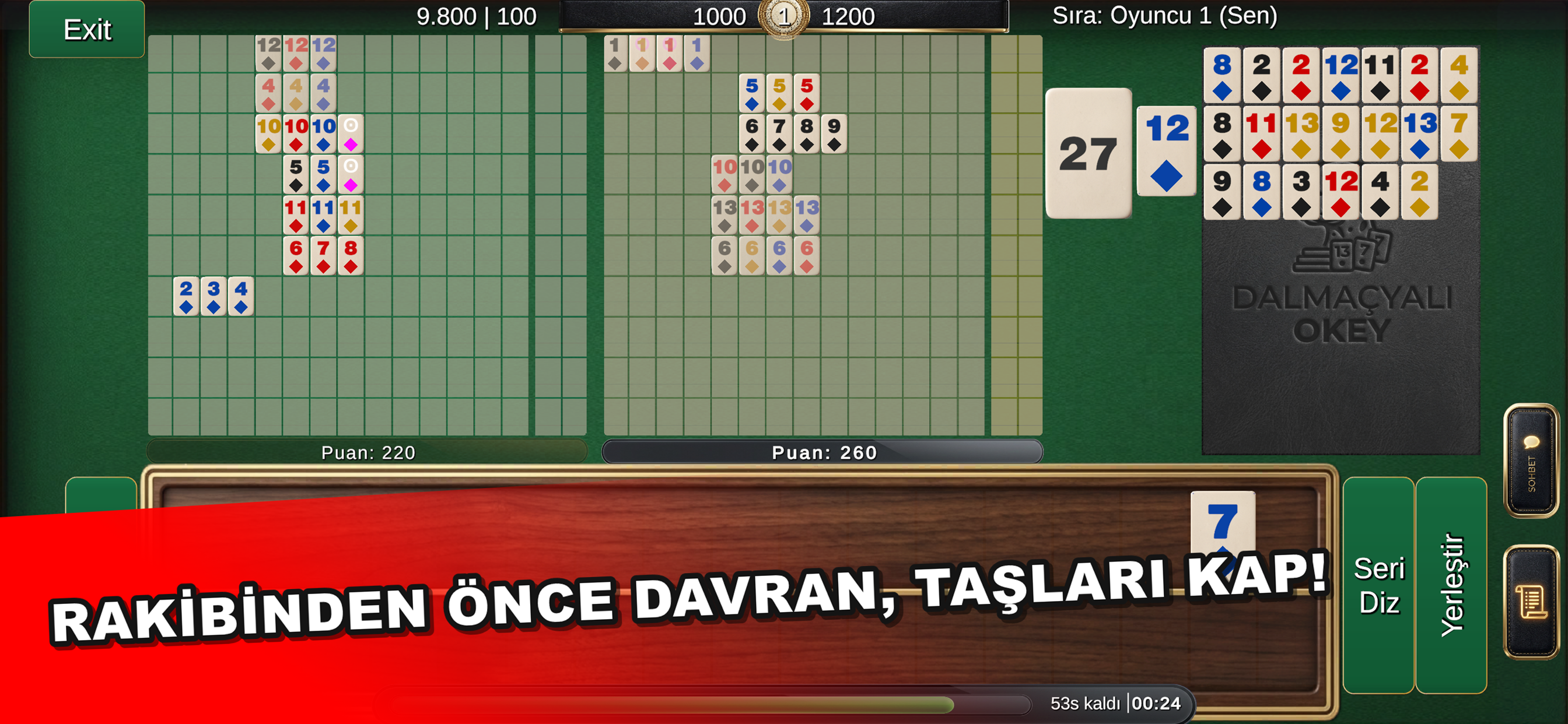 Dalmaçyalı Okey screenshot 4