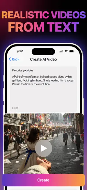 PixVideo AI iPhone screenshot 2