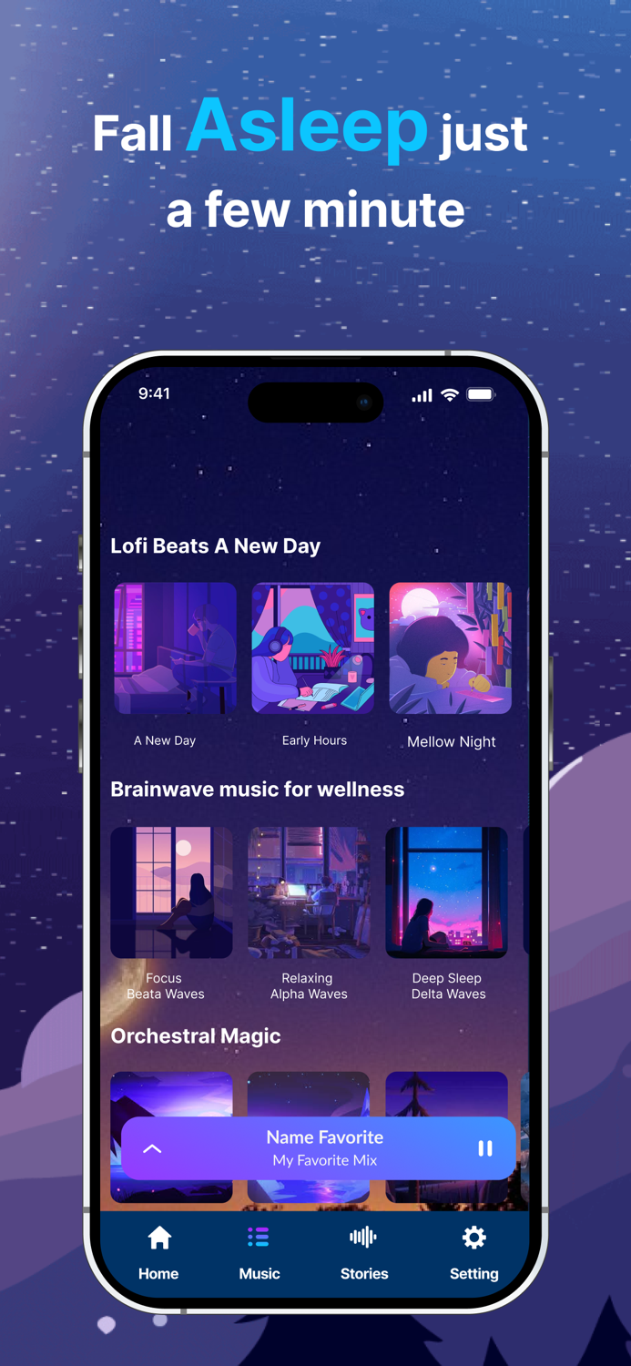 Easy Sleep Sounds and Stories