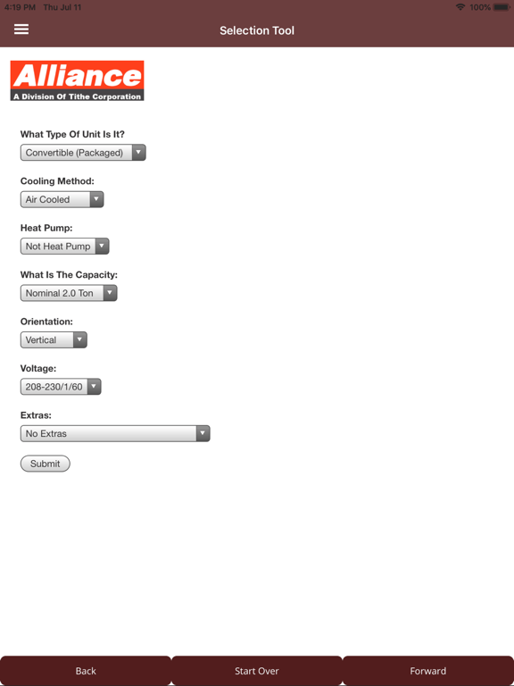 Screenshot #6 pour Alliance Selection Tool