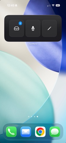 Just Note: fast mind organiser Screenshot 3 of 5