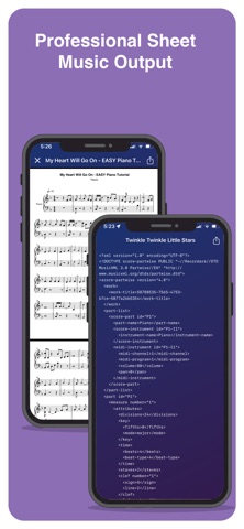 Piano2Score - eMusicTeacher screenshot