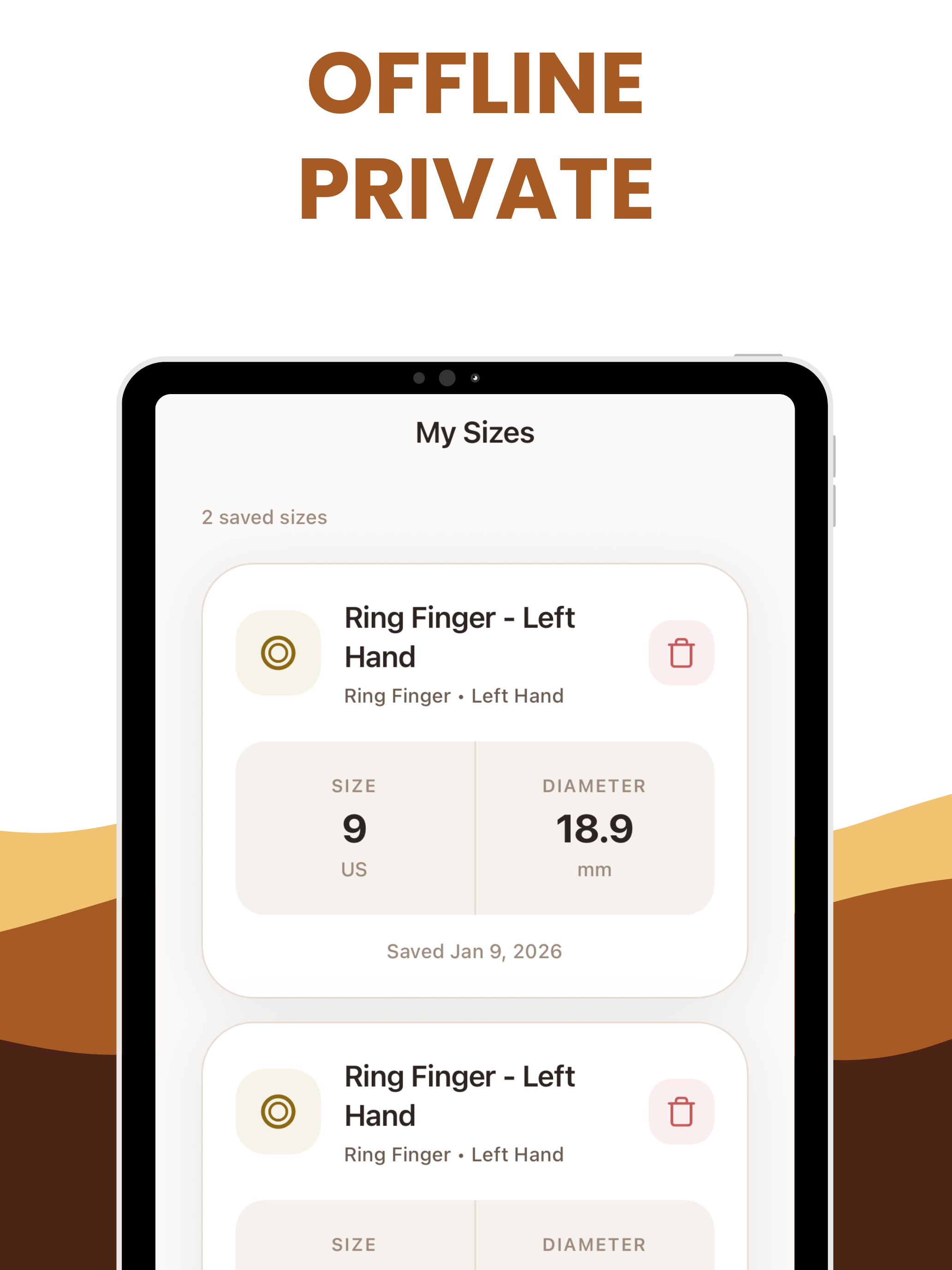 Ring Sizer – Size Measure app